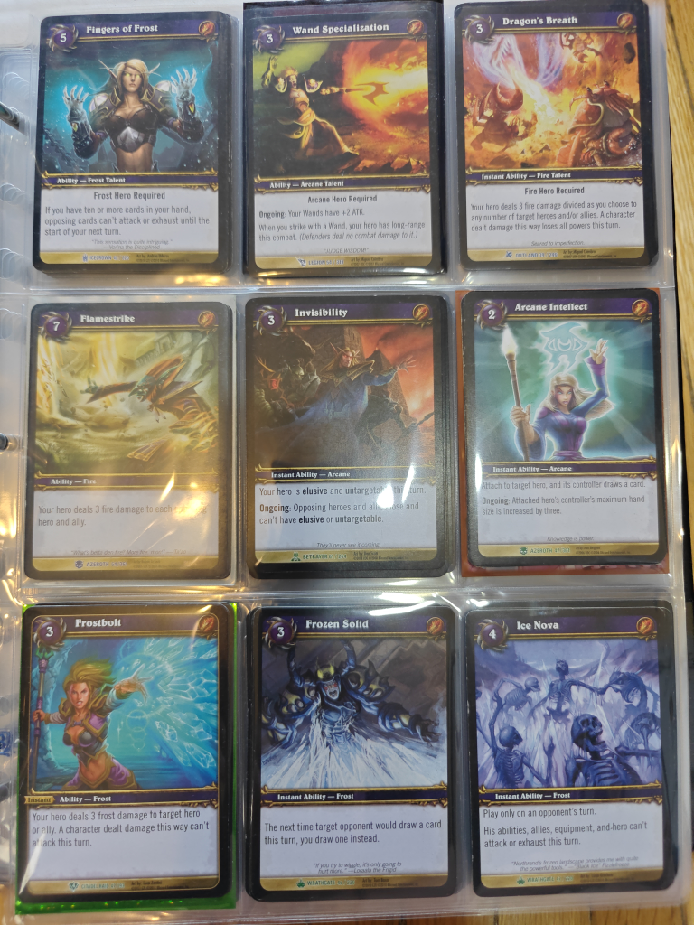 World of Warcraft TCG Cards (Mage) - photo 3