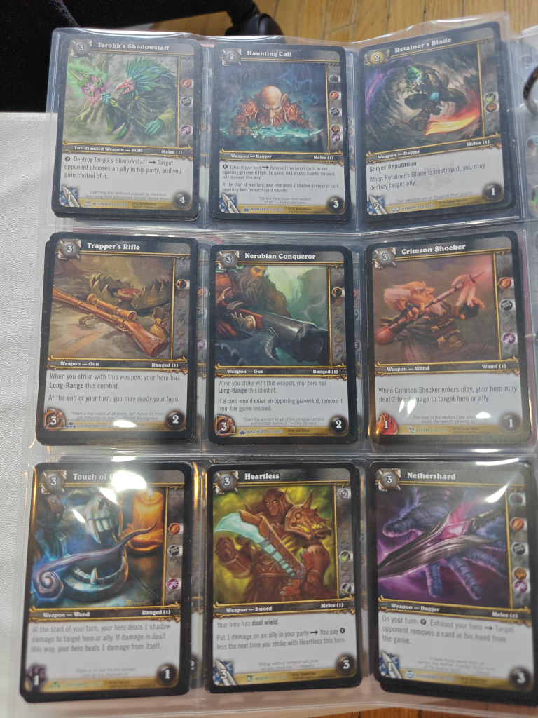 World of Warcraft TCG Cards (Weapons) - photo 3