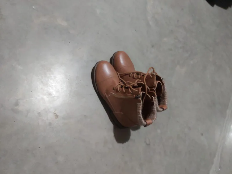 Brown Lace-Up Ankle Boots thumbnail