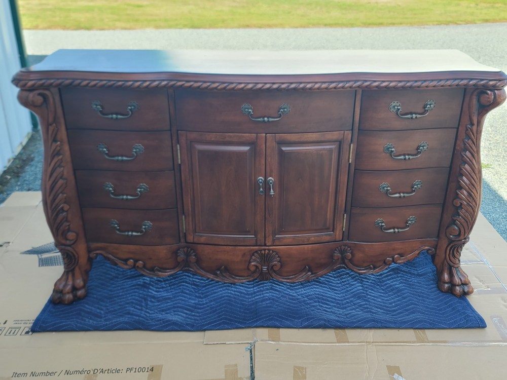 ASHLEY FURNITURE CARVED DRESSER