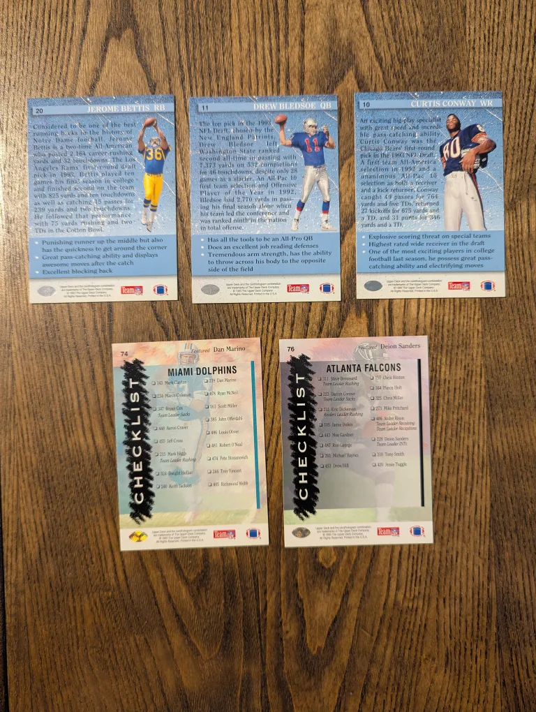 UD 1993 Star Football Set image indicator(2)
