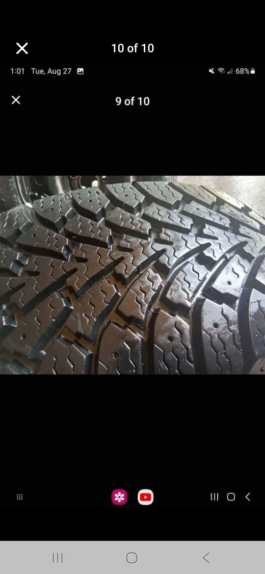 Set of 4 GOOD YEAR winter tires rims (225 65 17) image indicator(9)