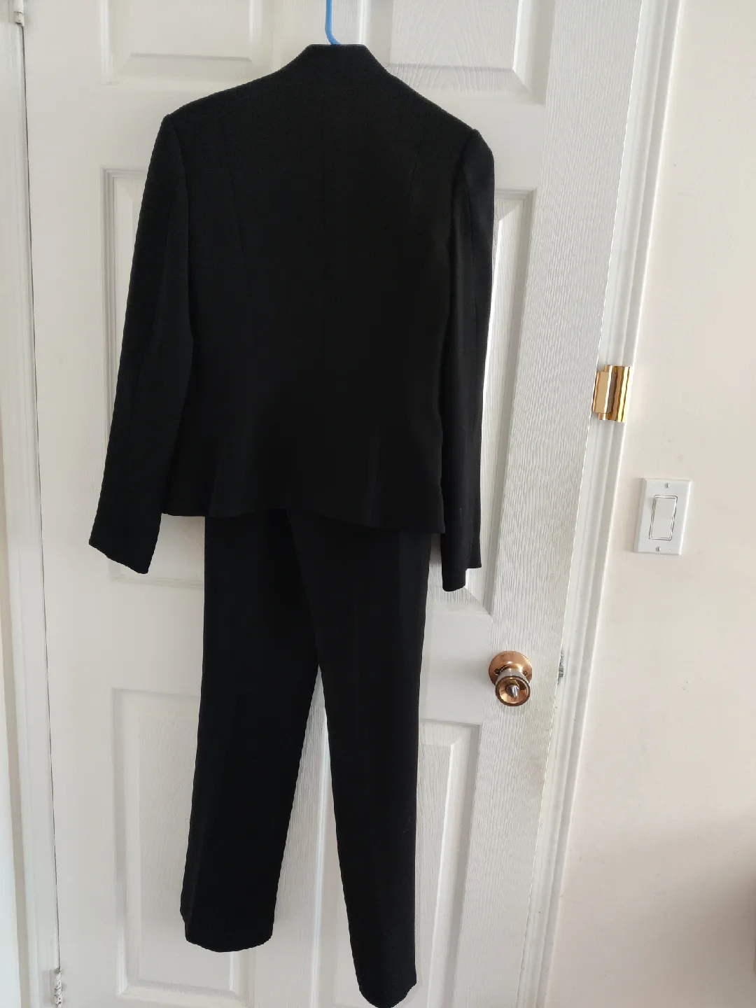 Talbots Black Pant Suit - Size 4 image indicator(2)