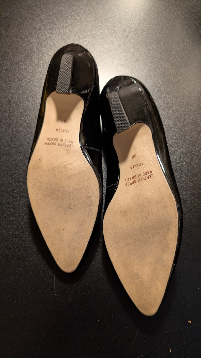 Nine West Black Patent Leather Heels - Size 8B - photo 3