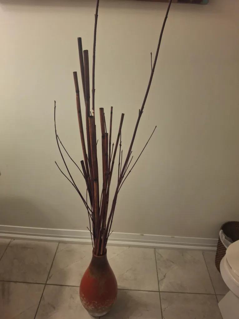 Decorative Vase with Sticks image indicator(5)