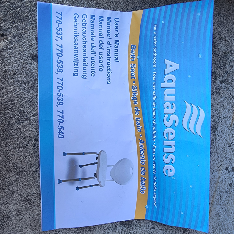 AquaSense Bath Seat - NEW in Box if AD us up it's AVAILABLE - photo 4