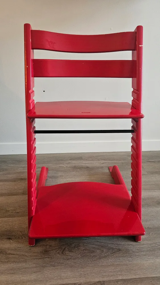 Red Stokke Tripp Trapp High Chair