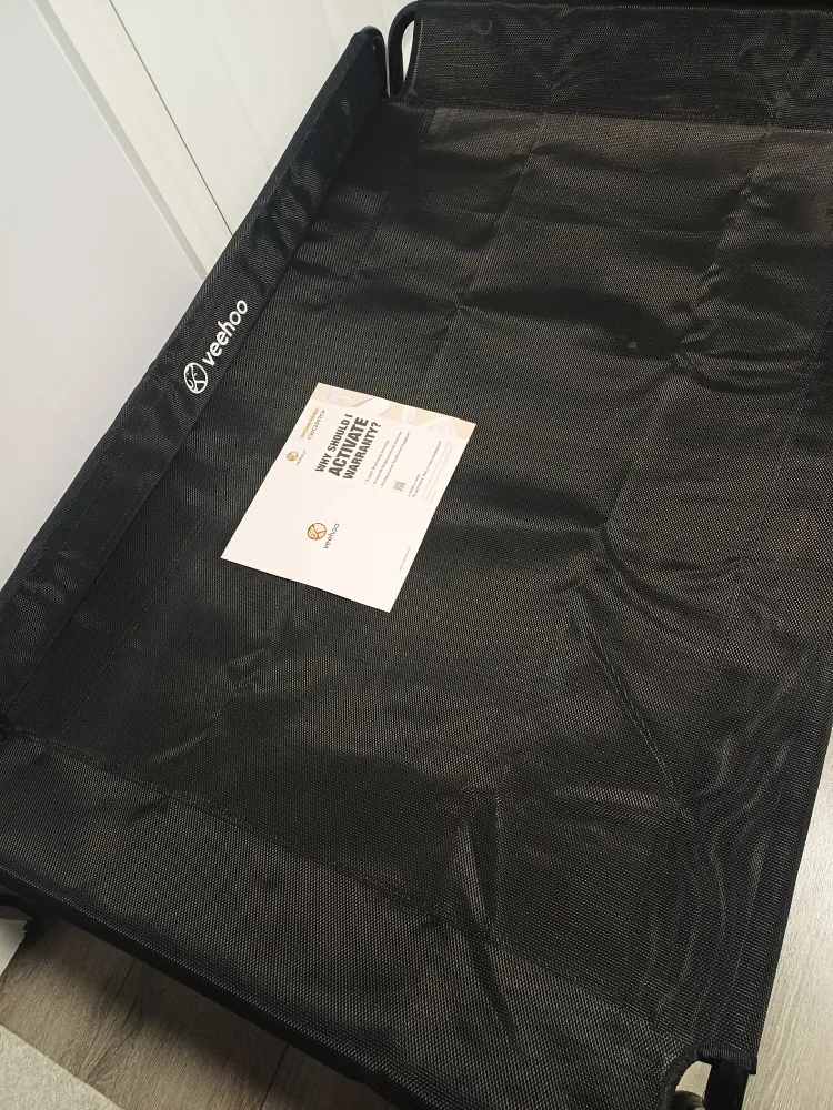 Veehoo Elevated Dog Bed - Black image indicator(10)