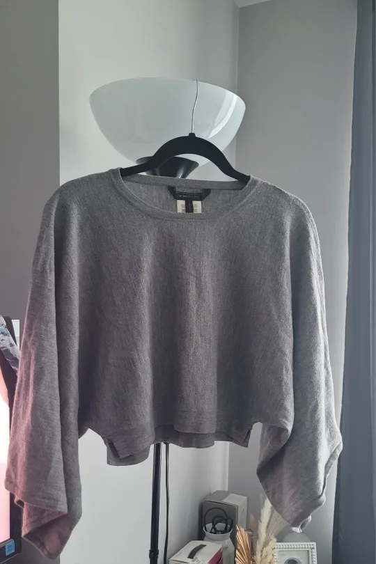 BCBGMAXAZRIA Lyndsey Heather Grey Pullover - Size S image indicator(2)