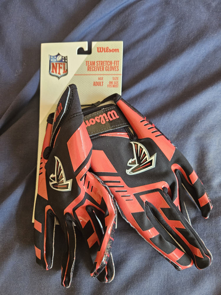 Wilson Atlanta Falcons Receiver Gloves - Adult Size