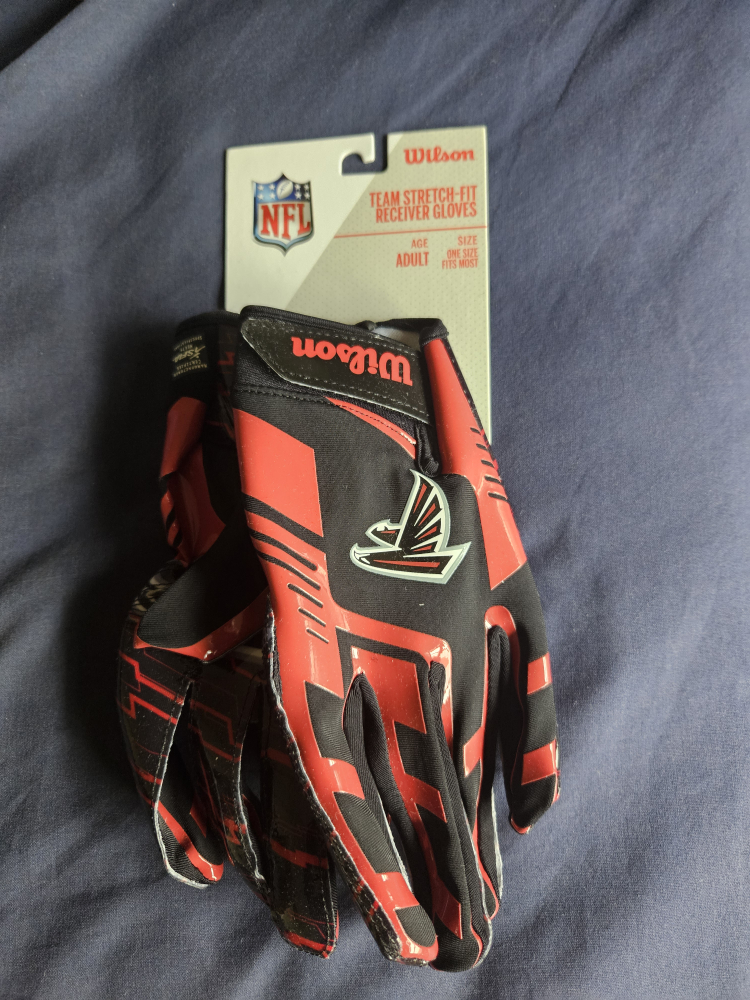 Wilson Atlanta Falcons Receiver Gloves - Adult Size - photo 3