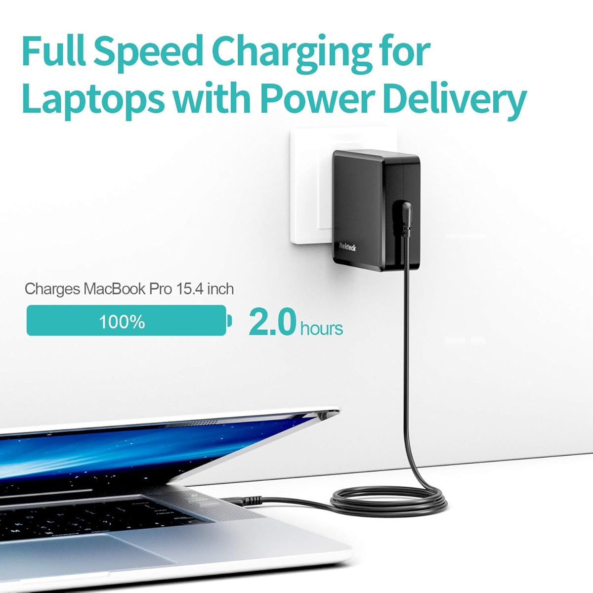 USB C Wall Charger, Nekteck 90W Power Delivery - photo 2