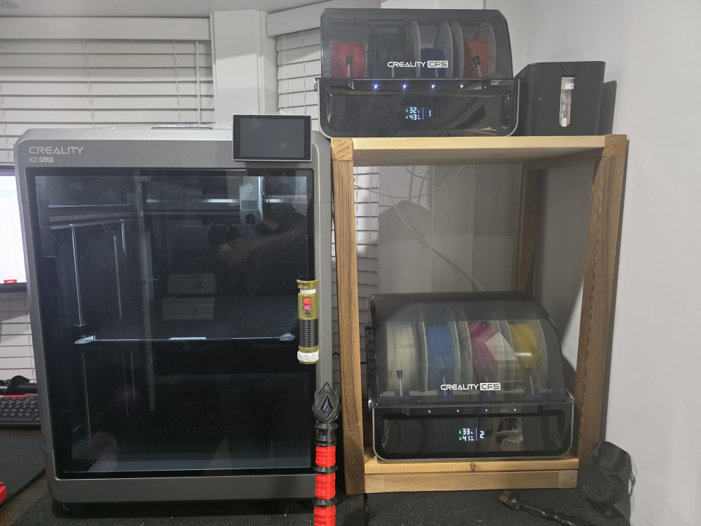 Creality K2 Plus 3D Printer & 2 CFS Filament System - photo 3
