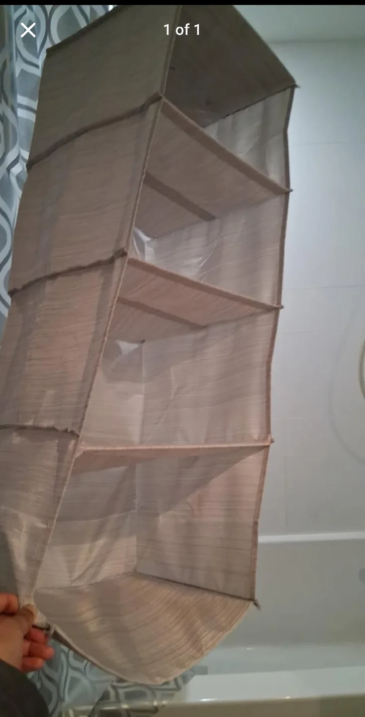 Hanging Closet Organizer - 4 Shelf thumbnail