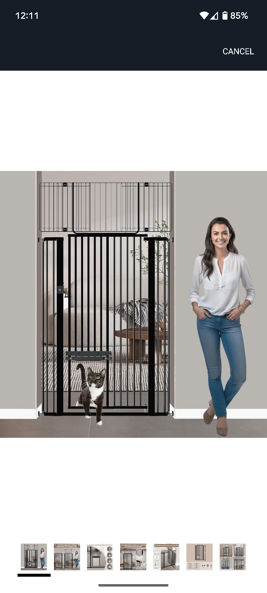 Adjustable Height Cat/Pet Gate