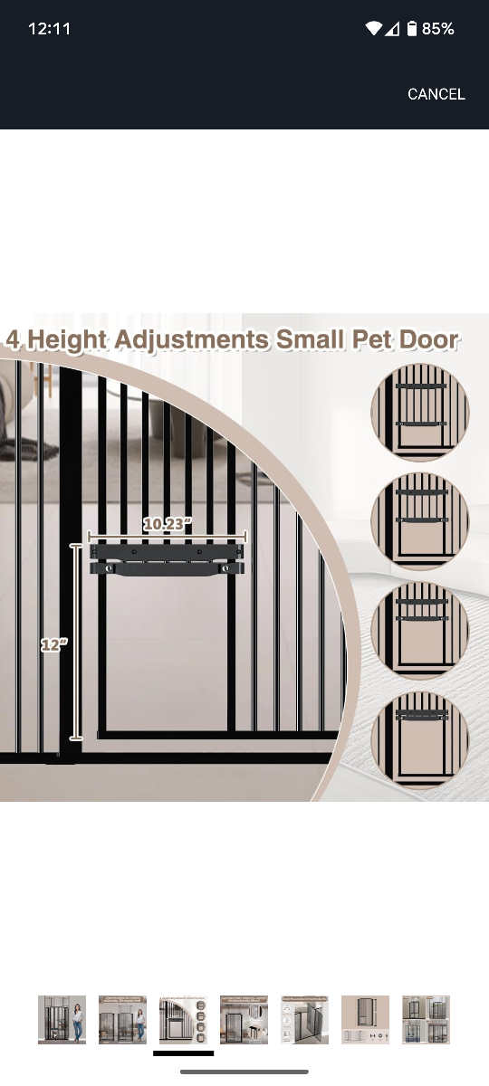 Adjustable Height Cat/Pet Gate - photo 3