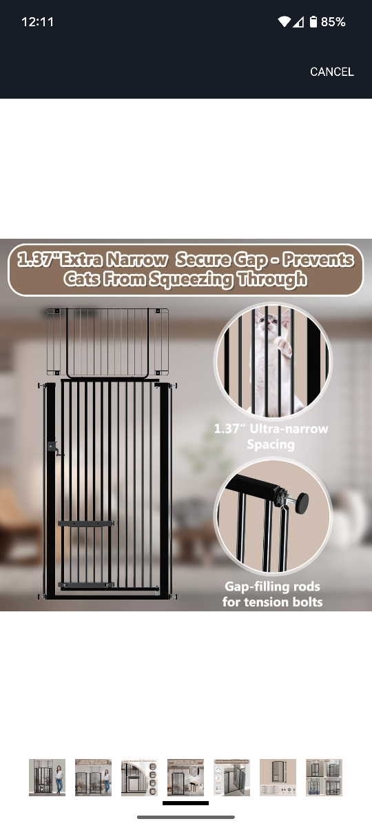 Adjustable Height Cat/Pet Gate - photo 4