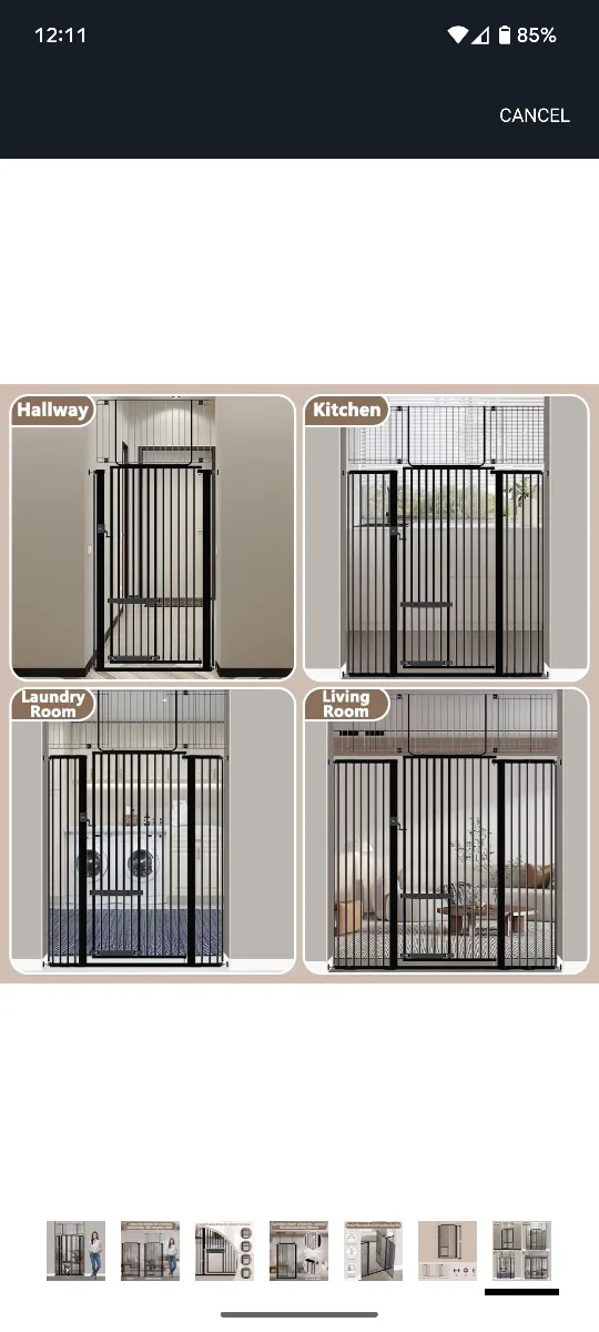 Adjustable Height Cat/Pet Gate image indicator(7)