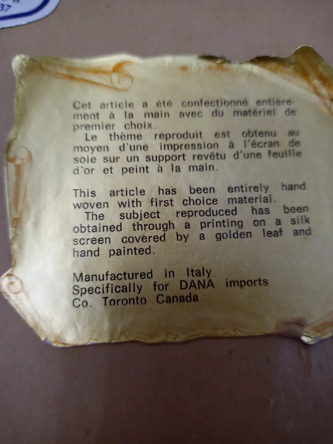 Gold Leaf Hand Painted Small Picture image indicator(3)