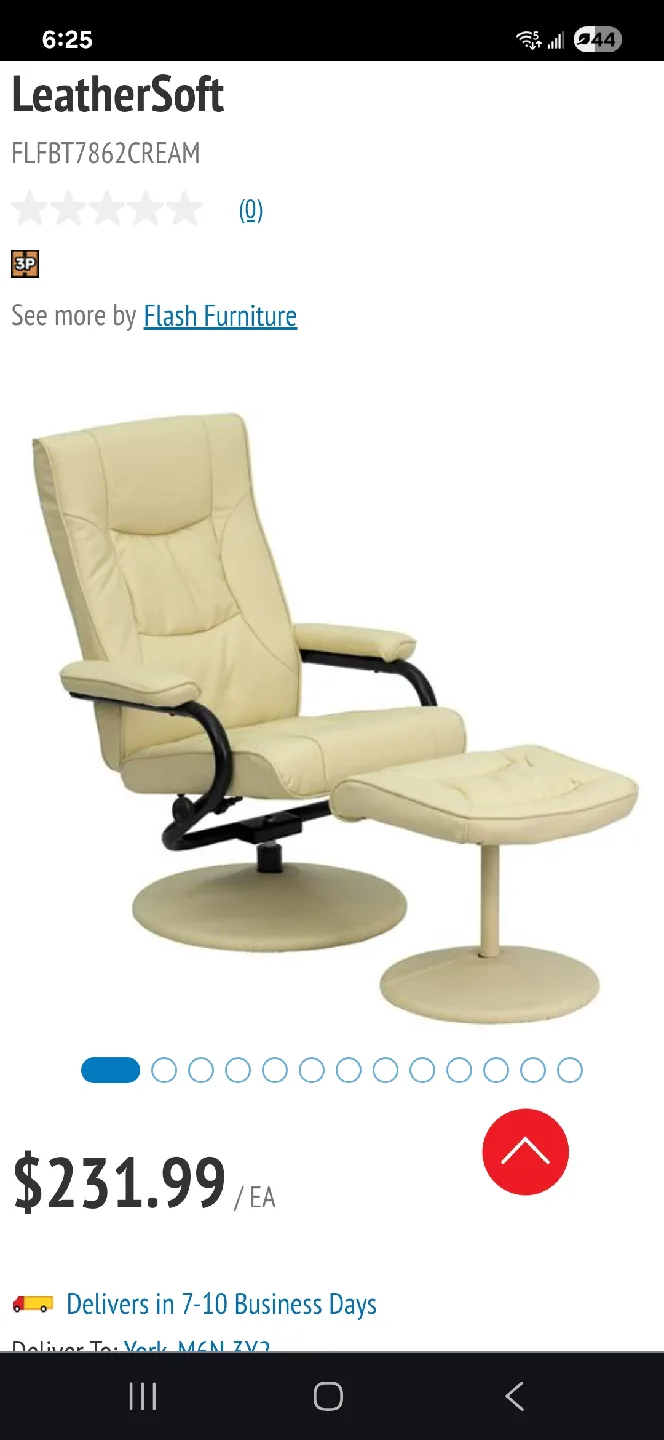 Swivel Recliner Chair and Ottoman image indicator(3)