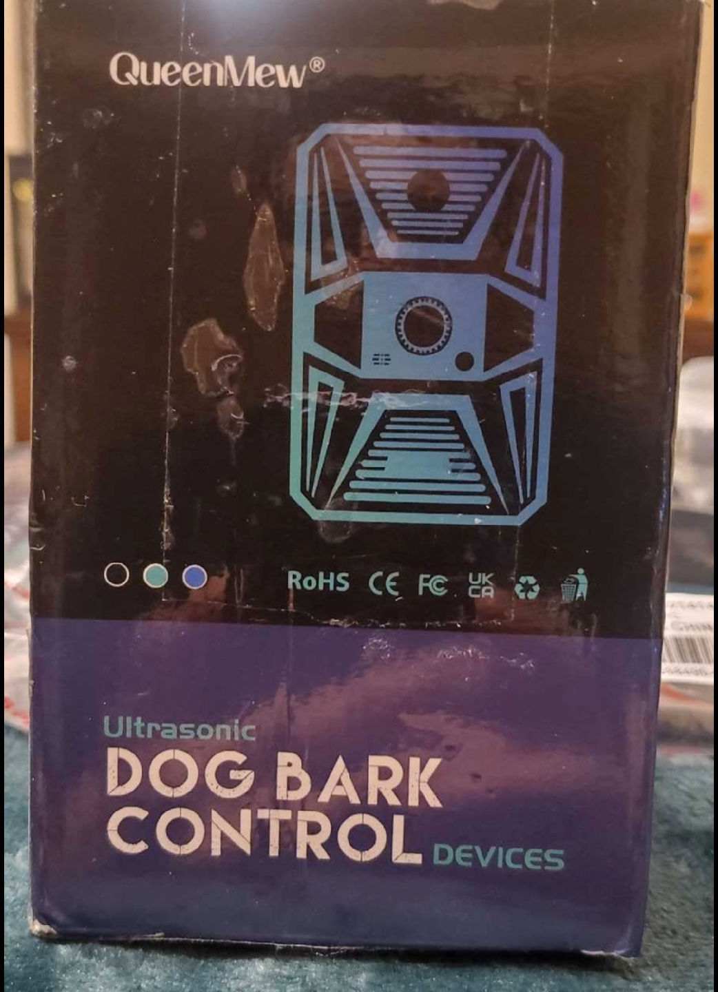 QueenMew Ultrasonic Dog Bark Control Device