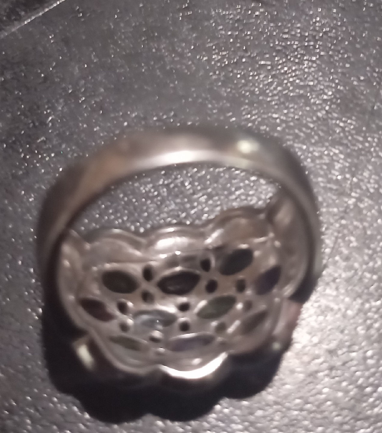 Multi-Gemstone Silver Ring - photo 2