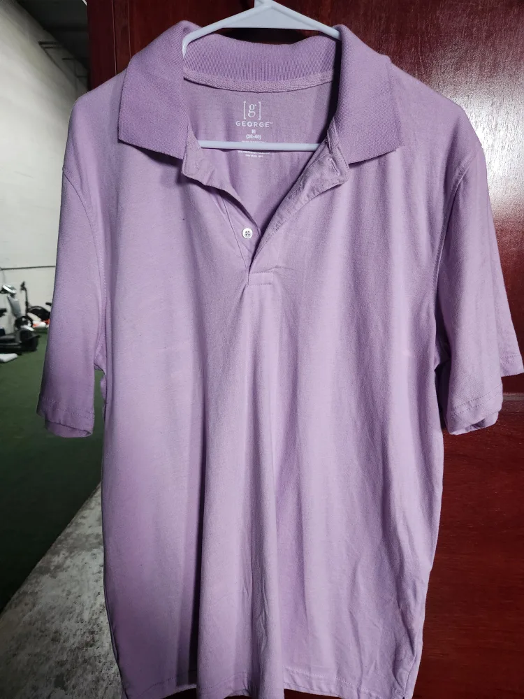 George Purple Polo Shirt Size M (38-40) image indicator(5)