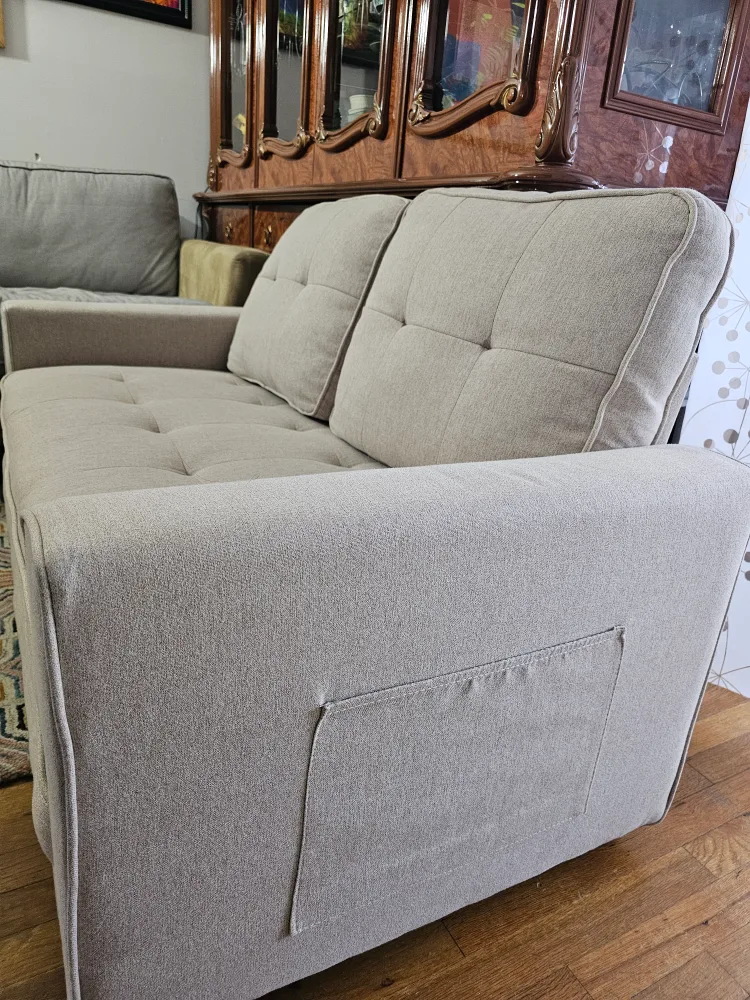 Beige Sleeper Sofa image indicator(6)