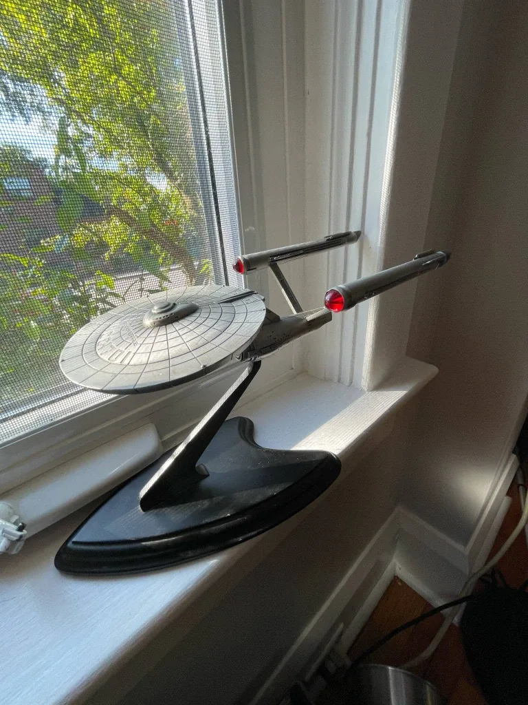 Franklin Mint Star Trek USS Enterprise NCC-1701 pewter thumbnail