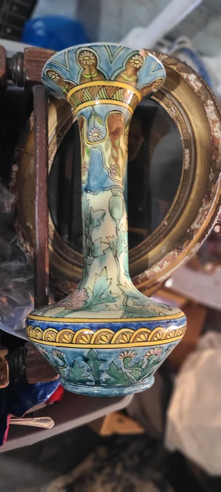 Vintage Floral Ceramic Vase thumbnail