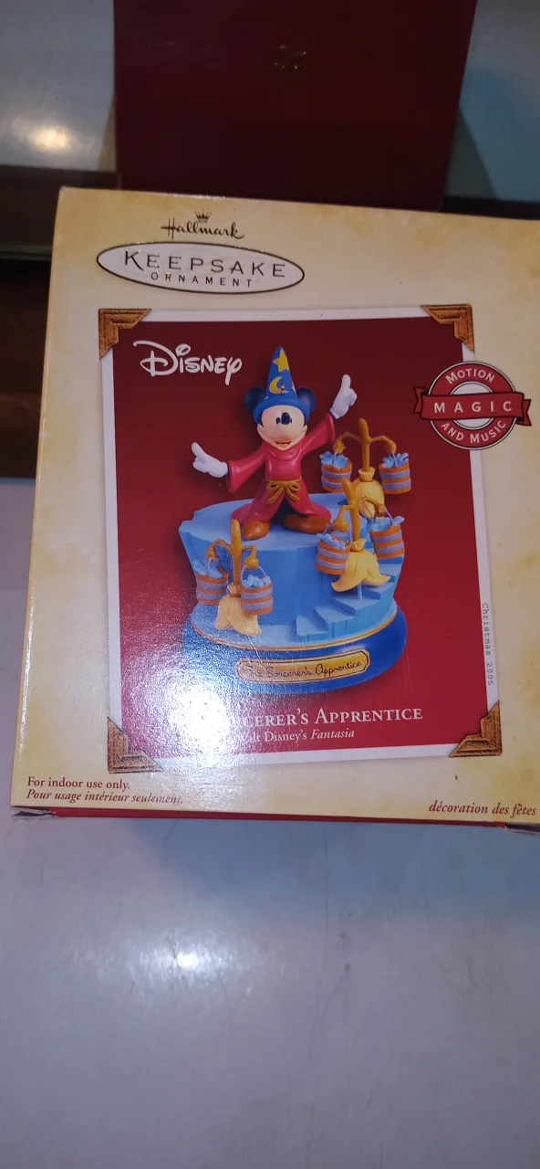 Hallmark Disney Sorcerer's Apprentice Ornament thumbnail