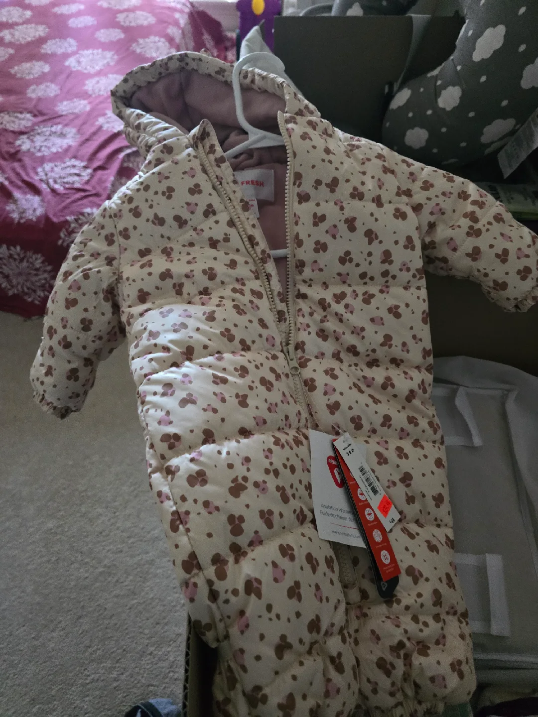 Joe Fresh Baby Snowsuit 3-6m🥕