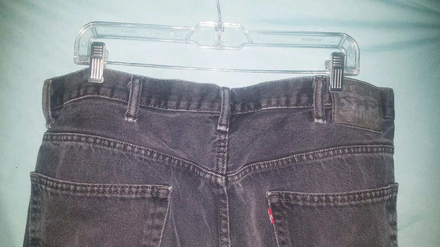 Vintage Black Levi's Strauss and Co. Mens Jeans 40 X 34 image indicator(7)