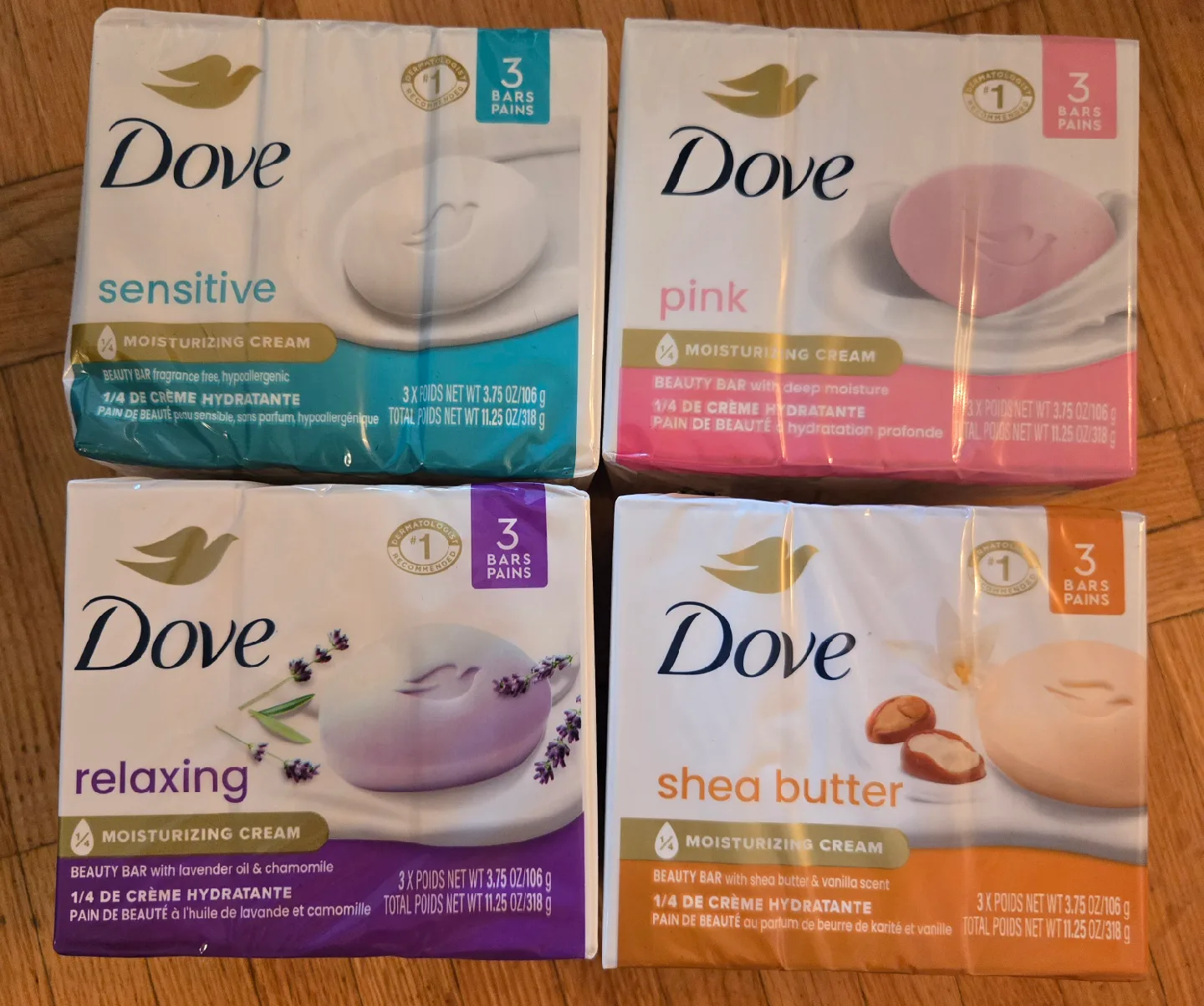 Dove Beauty Bar Soap - 3-Bar Packs thumbnail