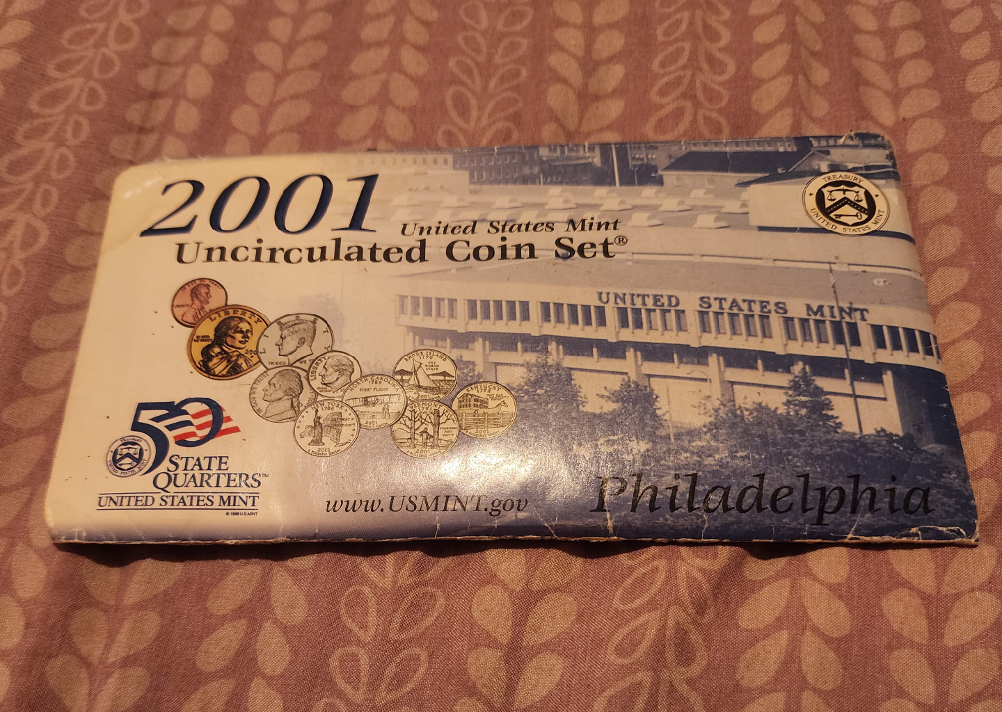 2001 US Mint Uncirculated Coin Set 1999 state quarter collection