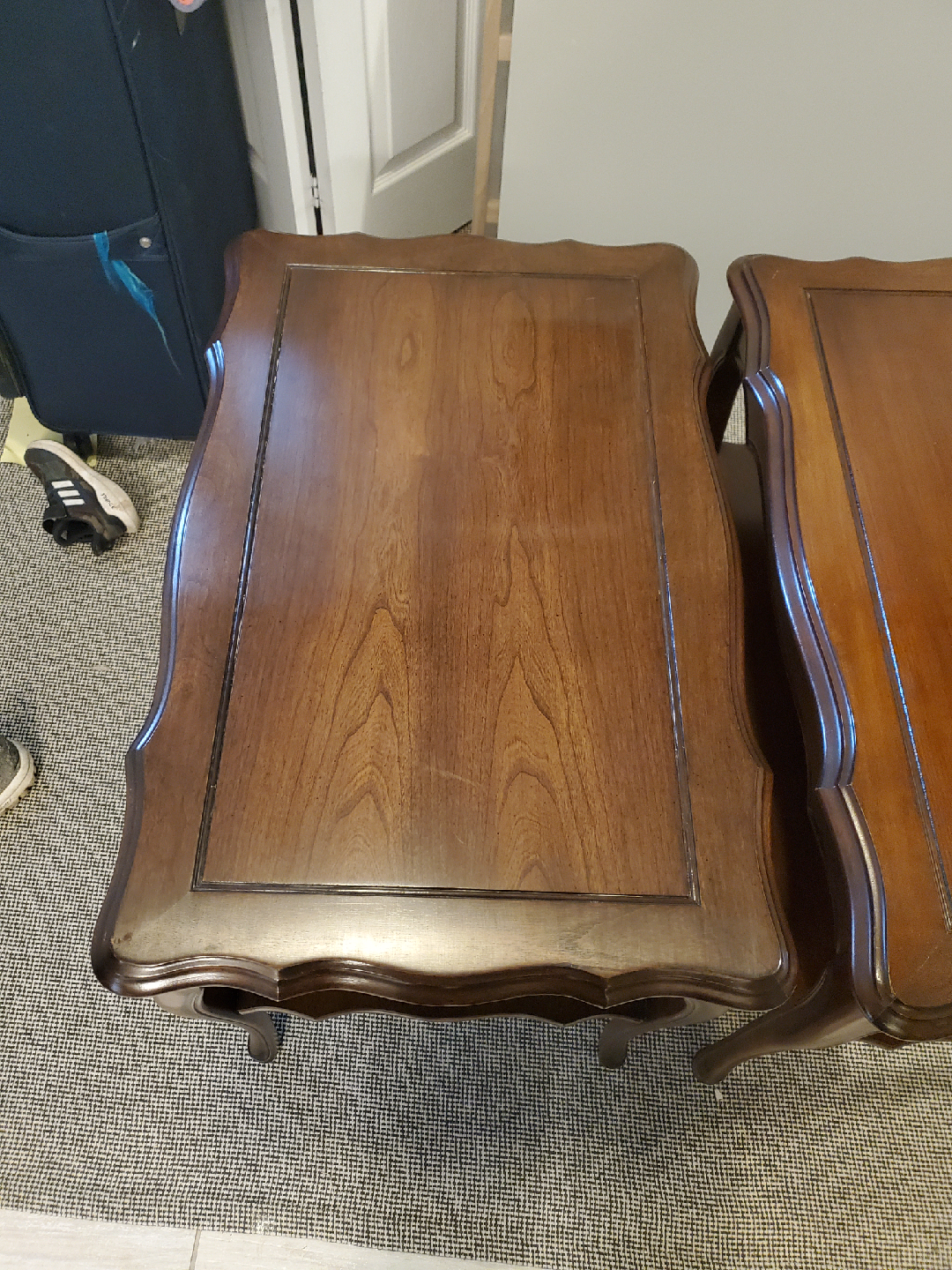 Pair of Wood End Tables - photo 3