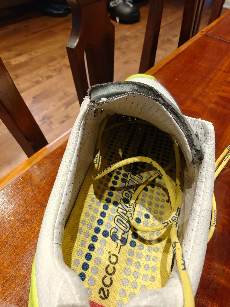 Ecco Biom Competition White/Yellow Shoes - Size 44 🥕 image indicator(3)