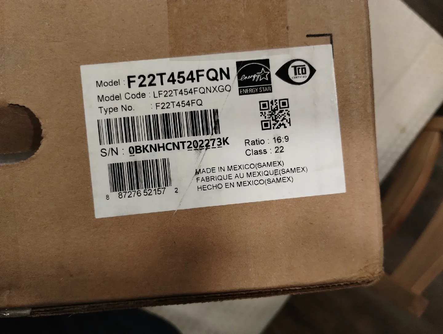 Samsung 22" T45F Borderless IPS Monitor image indicator(8)