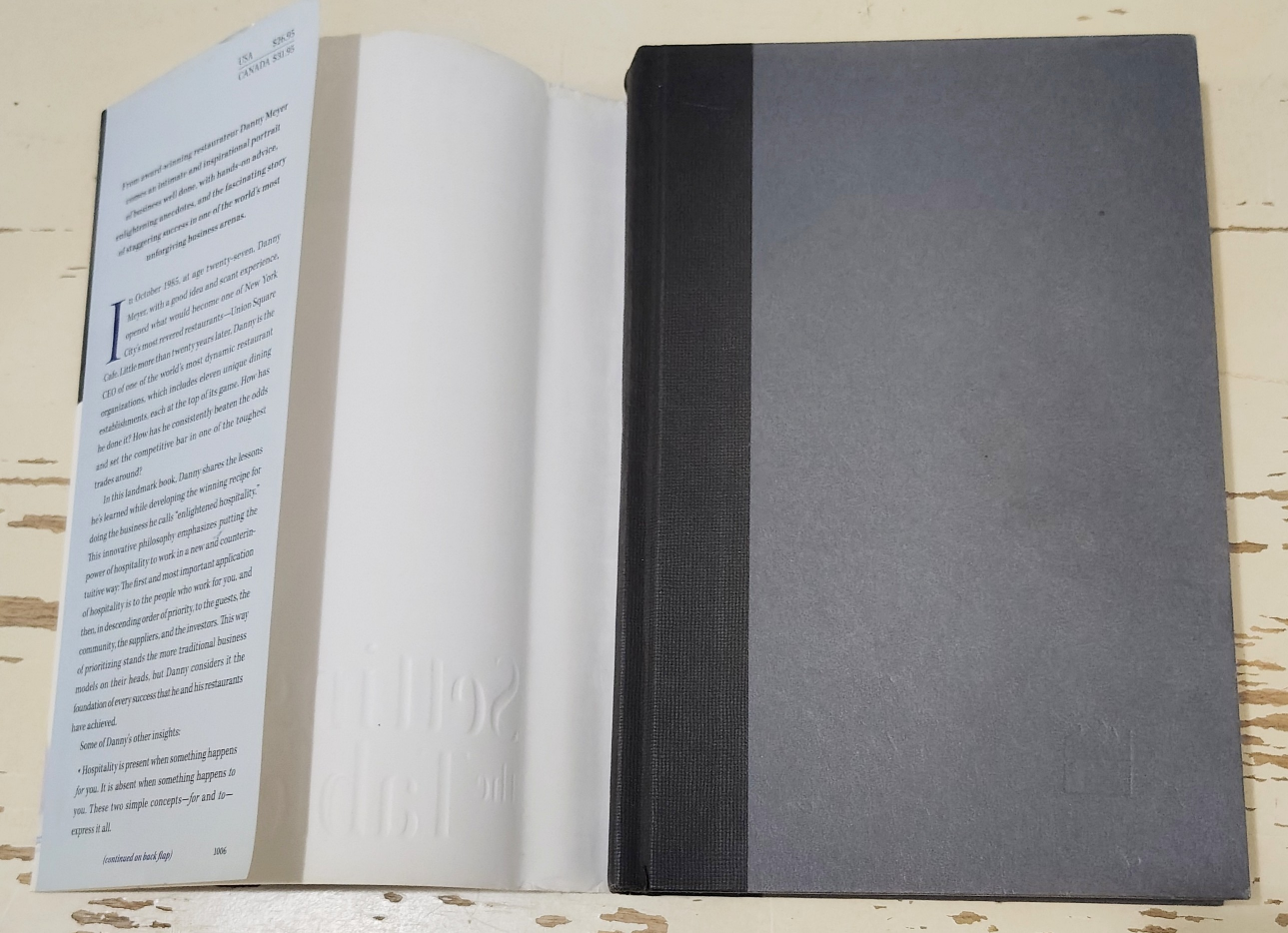 Setting the Table by Danny Meyer, signed, first edition - photo 3