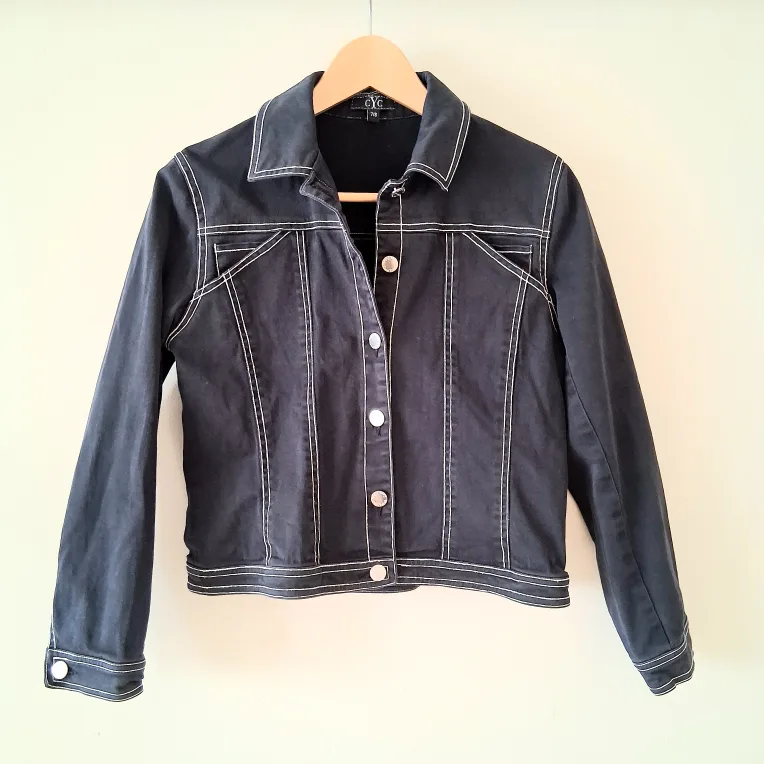 Denim Jacket Women Sz S thumbnail