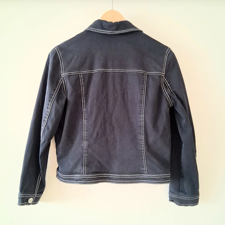 Denim Jacket Women Sz S image indicator(2)