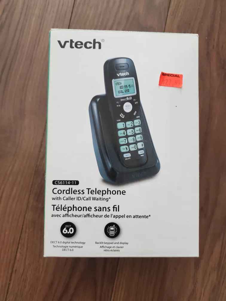 VTech CS6114-11 Cordless Telephone - New in Box! thumbnail