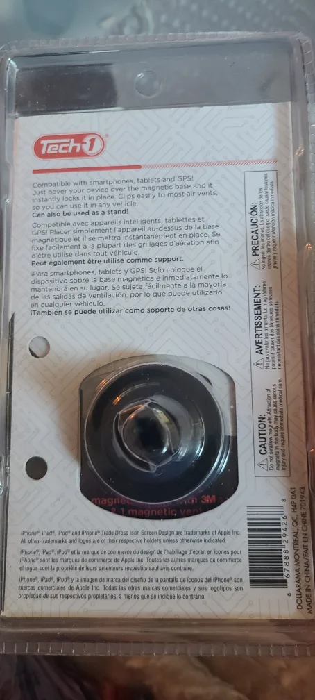 Tech1 Magnetic Vent Mount - New in Box! image indicator(2)