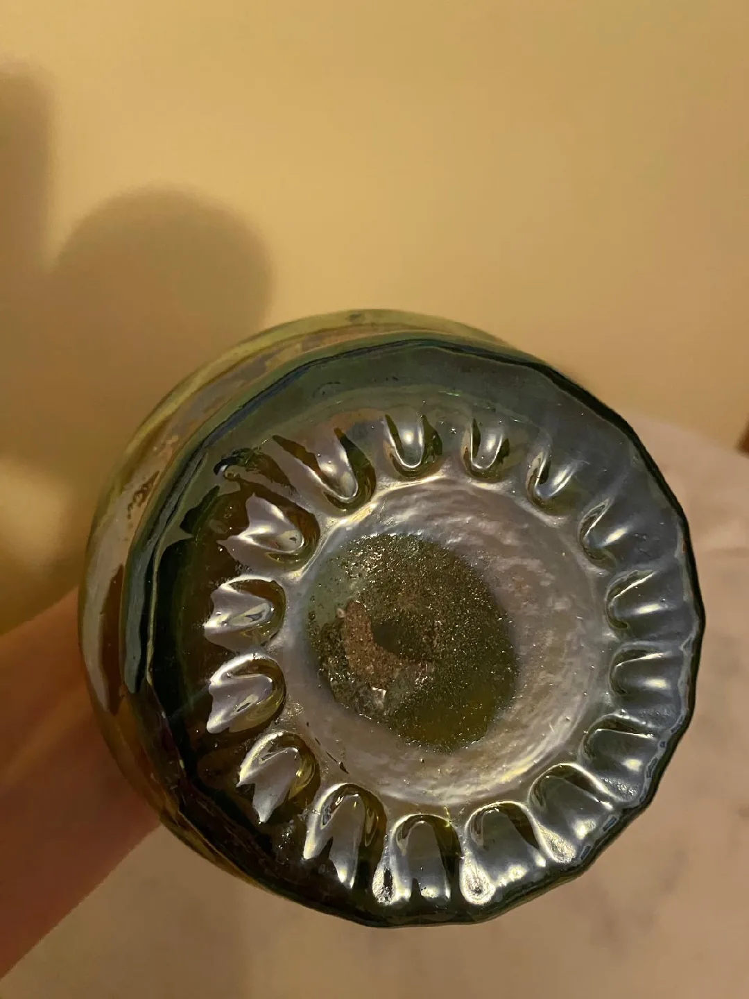 Iridescent Carnival Glass Vase image indicator(6)