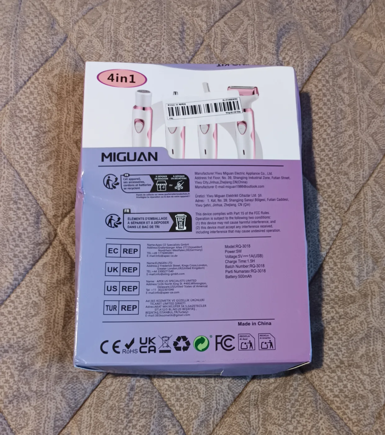 4 in 1 Womens Grooming Kit image indicator(4)