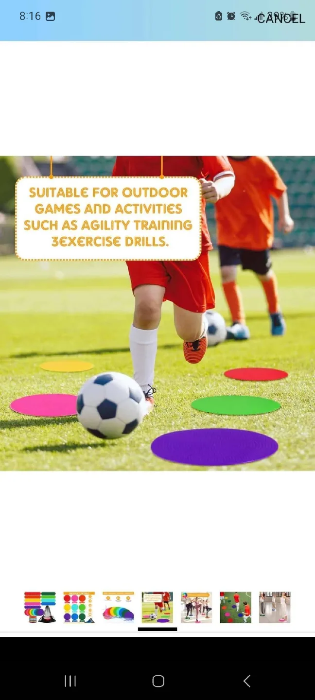 Tinideya 90 Pcs 9"  Spot Markers for Sports brand new image indicator(2)