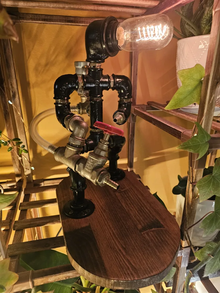 Steampunk Style Liquor Dispenser Lamp image indicator(3)