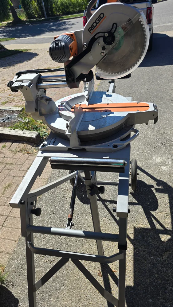 Ridgid 12-in. Dual Bevel Miter Saw with Stand thumbnail