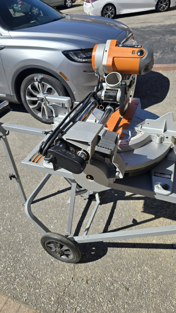 Ridgid 12-in. Dual Bevel Miter Saw with Stand - photo 3