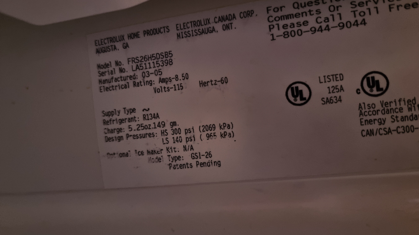 Frigidaire Side-by-Side Refrigerator - photo 4